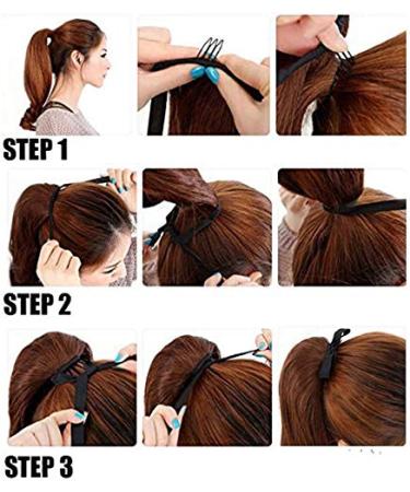 SEGO Dark Brown Clip-in Ponytail Extension - 22 Straight Hairpiece | Natural Look - Buy Online on GoSupps.com