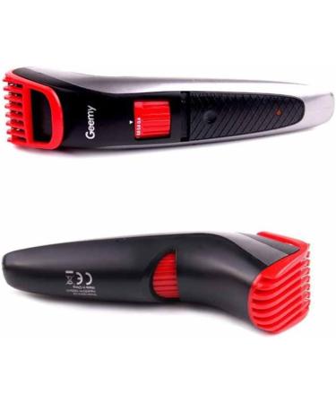 Professional Hair & Beard Razor Geemy GM-6166X - Steel Blades Red | International Shipping - Buy Online on GoSupps.com