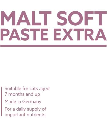 GimCat Malt-Soft Paste Extra - This anti-hairball cat snack aids passage of hairballs - 1 tube (1 x 50 g) 50 g (Pack of 1) - Buy Online on GoSupps.com