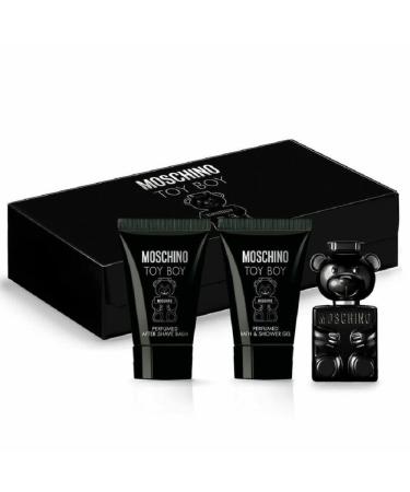 Moschino Toy Boy Men's 3-Piece Gift Set: Mini EDP, Shower Gel, After Shave Balm - Buy Online on GoSupps.com