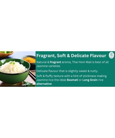 T&L Green Dragon Thai Jasmine Fragrant AAA Rice 10kg - | Delicate Jasmine Aroma | Long Aromatic Grains | Versatile for Various Cuisines | Ethically Sourced Farming | Nutrient-Rich | Gluten-Free - Buy Online on GoSupps.com