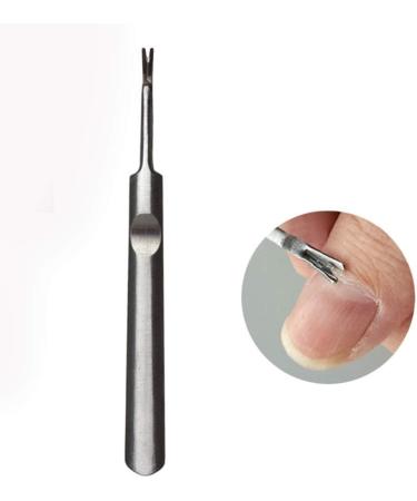 Artibetter 2 Piece Cuticle Cutter Metal Cuticle Pusher Remover Dead Skin Fork Trimmer Nail Art Tool Accessories - Buy Online on GoSupps.com