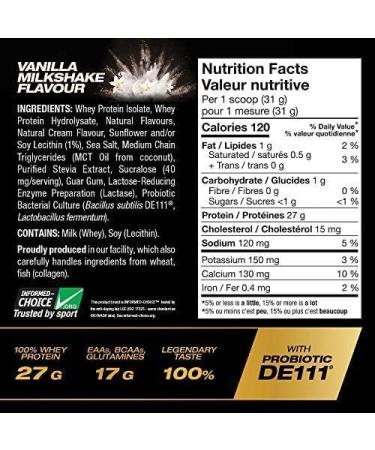 PVL ISOGOLD Grass Fed - Premium Isolate 100% Whey Protein Shake (2.27 kg (Pack of 1) Vanilla MIlkshake - Buy Online on GoSupps.com