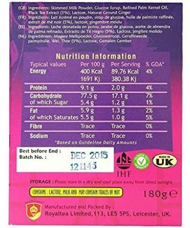 Royal Chai - Premium Instant Tea - Ginger (unsweetened) 180g x 2 - Buy Online on GoSupps.com