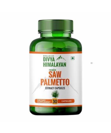 800mg Organics Saw Palmetto Extract Supplement for Hair Growth & Prostate Health | Support Urinary Tract Function | Boost Immune System for Men and Women - Pack of 1 30 Veg Capsules