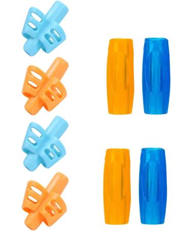 8-Piece Ergonomic Writing Aid Set for Kids | Silicone Pencil Grips | Write Posture Correction Tool | Abbey Children s Manuscript Pencils - Buy Online on GoSupps.com