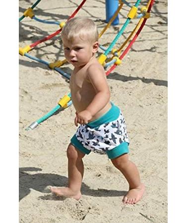 Petit Lulu Waterproof Pull-Up Overpants Size M (6-10 kg) | Floral Cubes | Eco-Friendly Fleet Diapers | EU Made - Buy Online on GoSupps.com
