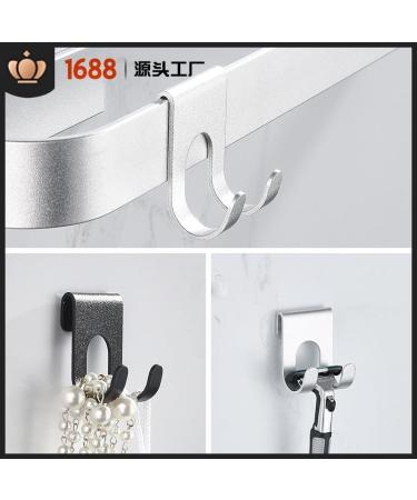 Buy Lohill 4-Piece Shower Razor Holder - No Drill Stainless Steel Self-Adhesive Multi-Purpose Hooks - Buy Online on GoSupps.com