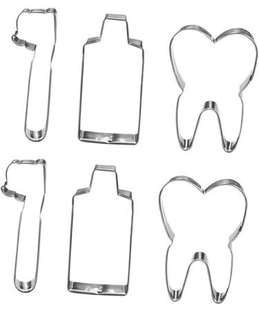 Bestonzon 18-Piece Children's Suit - Toothpaste Tooth Cutter Fondant Shape Cookies Stainless Steel Tools & Party Accessories - Buy Online on GoSupps.com