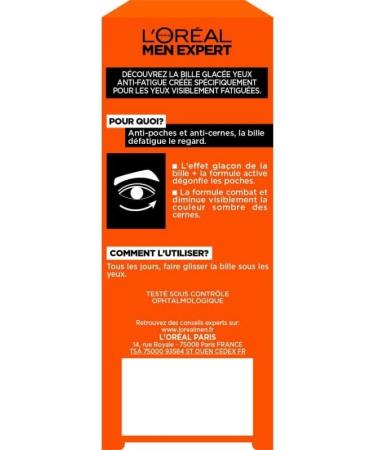 MEN EXPERT - Men Expert Hydra Energetic Glazed Eye Roll-on 10ml - Pack of 3 - Buy Online on GoSupps.com