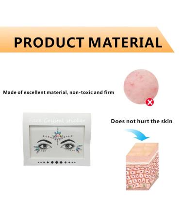 Sparkling Face Gems: Self-Adhesive Rhinestone Body Jewels - Perfect for Parties and Stage Makeup - Buy Online on GoSupps.com
