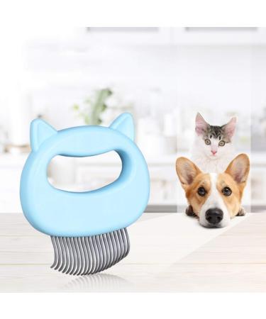 KINTRADE Cat Ear Shape Shell Comb L Type Dog Cat Floating Knot Hair Cleaning Tool - Buy Online on GoSupps.com