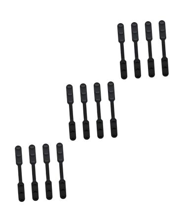 FRCOLOR 12 STK mask accessories poison Ideas genre of ear ironing buckle buckle for children's mouth earrings headband Elastic mask straps mask Ear rope buckle connect belt