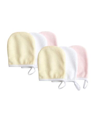 Lurrose 6st gloves to make-up make-up remover puff Slip-up pads made of microfiber face washer Peeling pads for the face massage sink superfine fiber clean