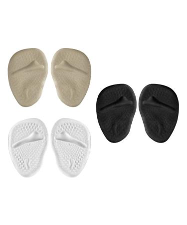 FOMIYES High Heel Pads Metatarsal Pads of Foot Cushions Soft Insole Pads High Heel Inserts Reusable Forefoot Cushions Best for Neuroma and Metatarsal Foot for Men and Women 3 Pairs Womens High Heels