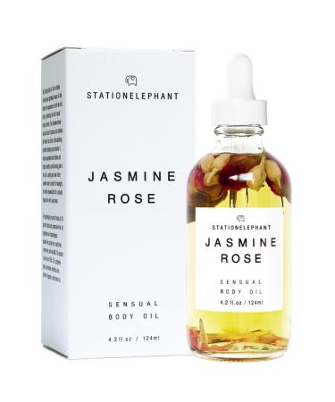 JASMINE ROSE SENSUAL BODY OIL| All Natural Vegan Moisturizer| SPA Massage Oil | Selfcare| Selflove | Gift for her| Cruelty free| Made in USA