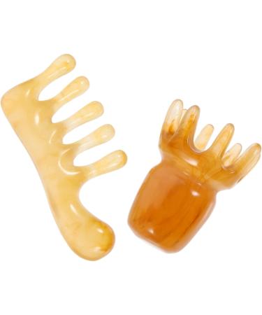 FOMIYES 10 STK Massage Comb - Resin Scalp Massager & Gua Sha Tool for Hair Care & Relaxation - International Shipping Available - Buy Online on GoSupps.com