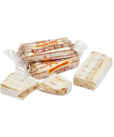 Atkinson's Sugar Free Peanut Butter Bars 106g | Bite-Sized Nuggets| Chewy Buttery Sweetness | Pack of 1 - Buy Online on GoSupps.com