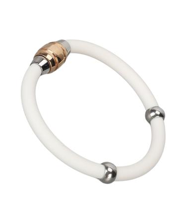 Negative Ion Silicone Bracelet for Energy Balance Anti-Static Bracelet Outdoor Sports Fitness (18cm)