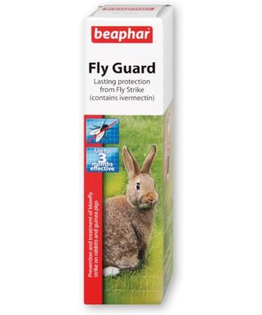 Beaphar - Fly Guard for Small Animals - Vet-Strength Treatment Against Blow Fly Strikes - For Rabbits & Guinea Pigs - 75 ml Spray 