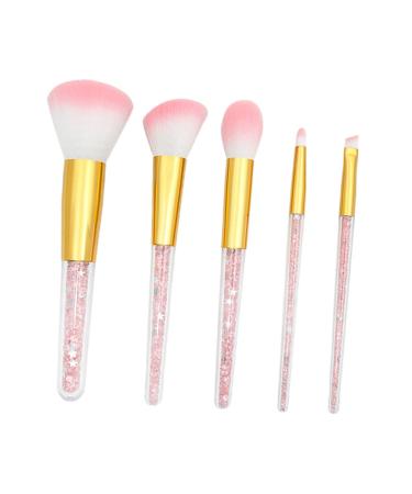 5 Set Professional Makeup Brushes for Women - Blending Eyebrow Foundation & Blush - Miss Pink Major - Buy Online on GoSupps.com