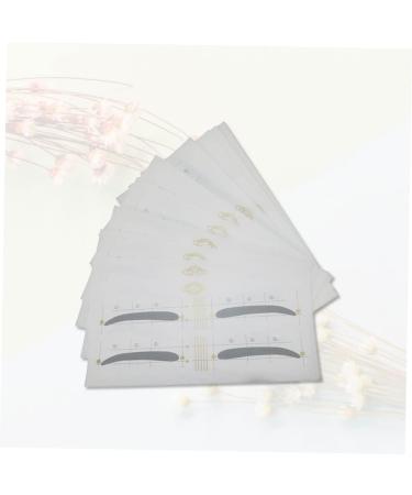 FOMIYES 12pcs 48 Eyebrow Styling Tool Eyebrow Card Eyebrow Stencils Sticker Eyebrow Trimming Eyebrow Pencil - Buy Online on GoSupps.com