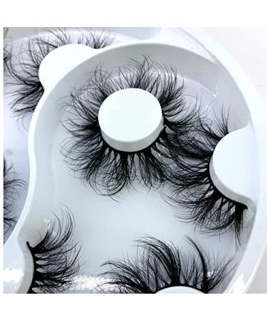 HBZGTLAD 56 Pairs Fluffy Faux Mink 3D False Eyelashes - Natural Strip Lashes Pack (WX28) - Buy Online on GoSupps.com
