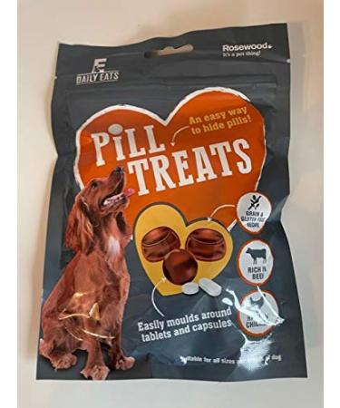 Rosewood Dog Pill Treats - Single 80g Packet Chicken Beef 80 g (Pack of 1)