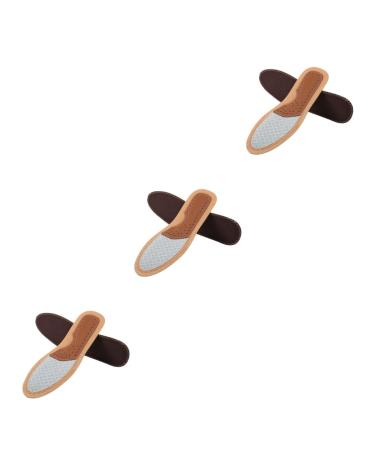 Mobestech 3 Pairs Plantar Insoles Shoe Filler Insoles for Plantar Cowhide Insoles Non-Slip Cloth Insoles Shoe Washer Shoe Insole Sports Shoes Insoles Inserts Care