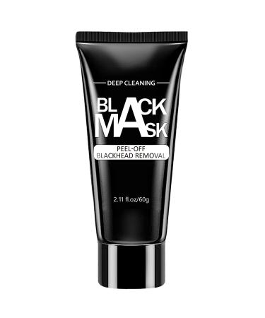 Blackhead Mask-Blackhead Remover Mask-Peel Off Face Mask-Charcoal Face Mask-Black head Facial Mask for Deep Cleansing, Pore Purifying,Blackhead Strips for Face Nose All Skin Types 60g
