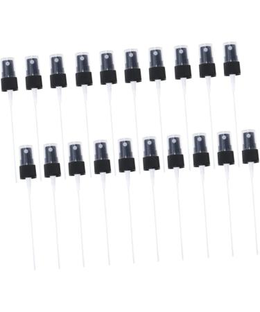 HAPINARY 20pcs Sparyer Accessories Perfume Dish Dispenser Head Mist Sprayer Replacement Hand Soap Dispenser Foam Sprayer Mason Jar Accessory Portable Essential Oil Bottle Travel 15x2.6cm Black - Buy Online on GoSupps.com