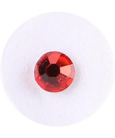 10Pcs Clear Dental Tooth Nail Decoration - Red Crystal Gems for Stunning Nail Art | International Shipping - Buy Online on GoSupps.com