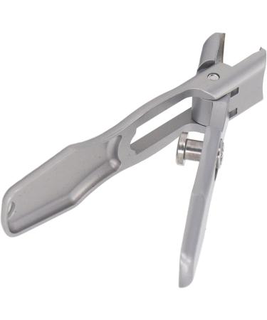 Anti Splash Nail Clipper Set Large Opening Stainless Steel Nail Cutter with Nail Clippings Collector Double Curved Blades Technology for Men & Women (Silver) - Buy Online on GoSupps.com