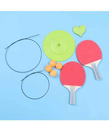 BESPORTBLE Table Tennis Trainer Set with Elastic Soft Shaft and Wooden Paddle for Kids Indoor/Outdoor Play - Includes Soft Ping Pong Ball for Practice - Buy Online on GoSupps.com