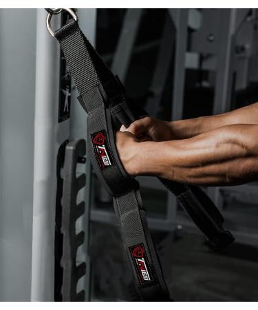 Tricep Rope Cable Attachment for Greater Range Of Motion - Dual Length Design - Buy Online on GoSupps.com