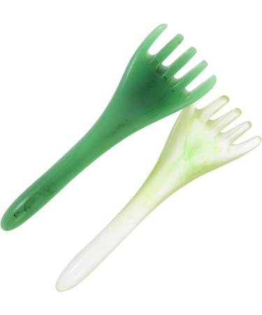 Beaupretty 8 STK Scalp Massager Comb - Electrical Snowy Curve for Soothing Relaxation & Foot Massage | International Shipping - Buy Online on GoSupps.com