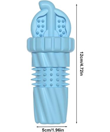 Durable Chicken Tool for Dogs | Robust Dog Toothbrush Toy for Aggressive Chewers | Large Dog Toy - Cola Cup Blue - Buy Online on GoSupps.com