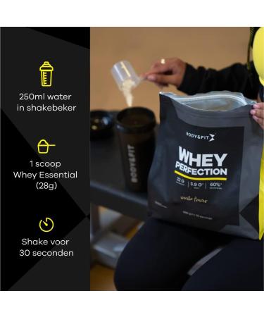 Body&Fit Whey Protein "Whey Perfection" Vanilla Milkshake 160 oz (162 Shakes) - Buy Online on GoSupps.com