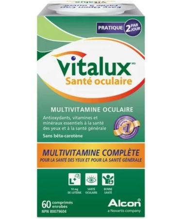 Vitalux Healthy Eye Ocular Vitamins 60 Count - Buy Online on GoSupps.com
