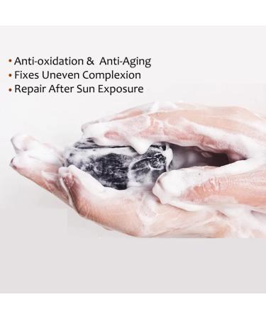 Natural Black Soap with Avocado & Argan Oil - Moisturizing Exfoliating & Smoothing | 6 Packs 12 oz - Best for Skin Care - Buy Online on GoSupps.com