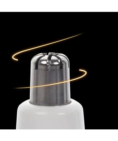 FRCOLOR Eyebrow Trimmer & Nose Hair Cutter - 2 Pcs Electric Facial Hair Removal Razor Portable White - Buy Online on GoSupps.com