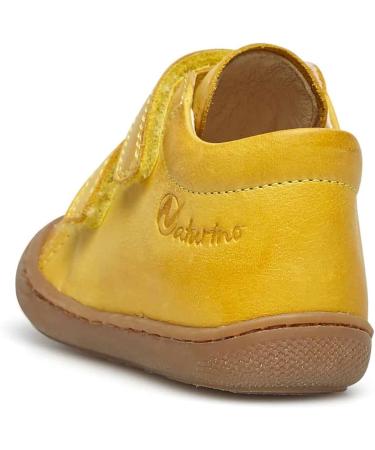 Naturino Cocoon VL Leather First Steps Shoes 3 UK Child Yellow - Premium Quality - Buy Online on GoSupps.com