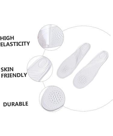 NOLITOY Shoe Cushions Massaging Insoles Transparent Lightweight Anti-Slip Gel Insoles for Ultimate Foot Care 2 Pairs Invisible Comfort - Buy Online on GoSupps.com