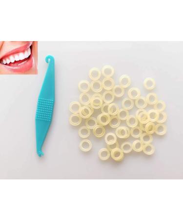 3/16 Amber Orthodontic Elastic Rubber Bands 100 Pcs - Natural 6.5 OZ Heavy Dental Bands for Hair, Dreadlocks, and Tooth Gap Fixation - Buy Online on GoSupps.com