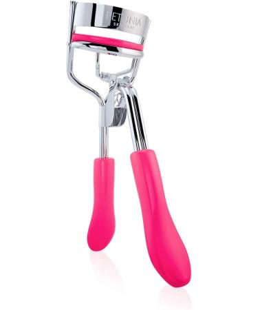 Satin Pouch Silicone Eyelash Curler for Dramatic Long Lasting Curls - No Pinching, Straight Flat Lashes Friendly - Buy Online on GoSupps.com