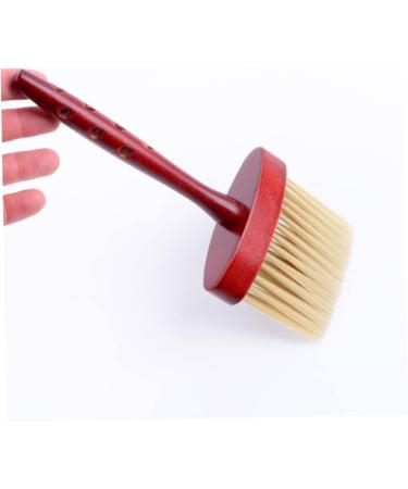 Angoily Hair Brush Hairdressing Cleaning Brush Cleaning Duster Hairdressing Brush Diffuser Hair Cleaner Brush Barber Supplies Fade Comb Hair Cutting Duster Hairdressing Tool Man Neck Wood - Buy Online on GoSupps.com