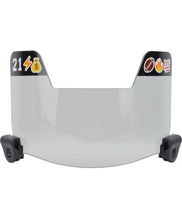 Buy Sports Unlimited Universal Football Visor - Smoke | International Shipping Available - Buy Online on GoSupps.com