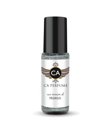 CA Perfume Impression of Pegasus For Women & Men Replica Fragrance Body Oil Dupes Alcohol-Free Aromatherapy Sample Travel Size Concentrated Long Lasting Attar Roll-On 0.14 Fl Oz/4ml-X1