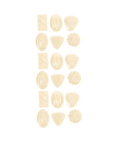 BESTonZON 18 Pcs Simulation Chocolate Children s Toys Simulation Food Supplies Multi-function Chocolate Decor Educational Chocolate Model Faux Cupcake Decoration Fake White Fake Cake Pvc 3d