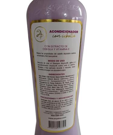 Shampoo y acondicionador de Cebolla Roja (2 pack) Shampoo de Cebolla anyeluz y Acondicionador de cebolla Anyeluz shampoo de cebolla anyeluz - Buy Online on GoSupps.com